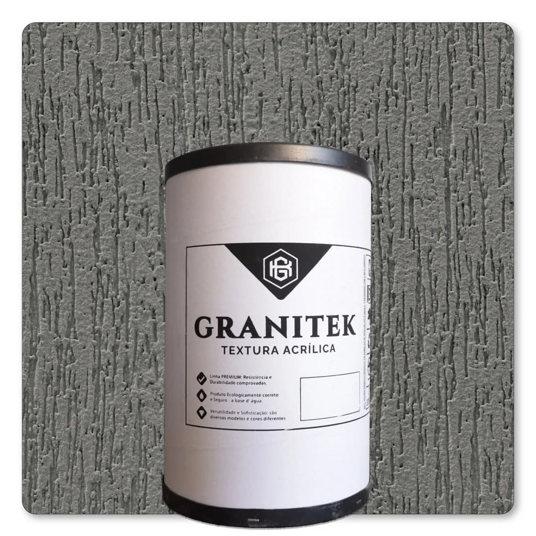 Granitek Raspatto Barrica 40kg Cinza Asfalto