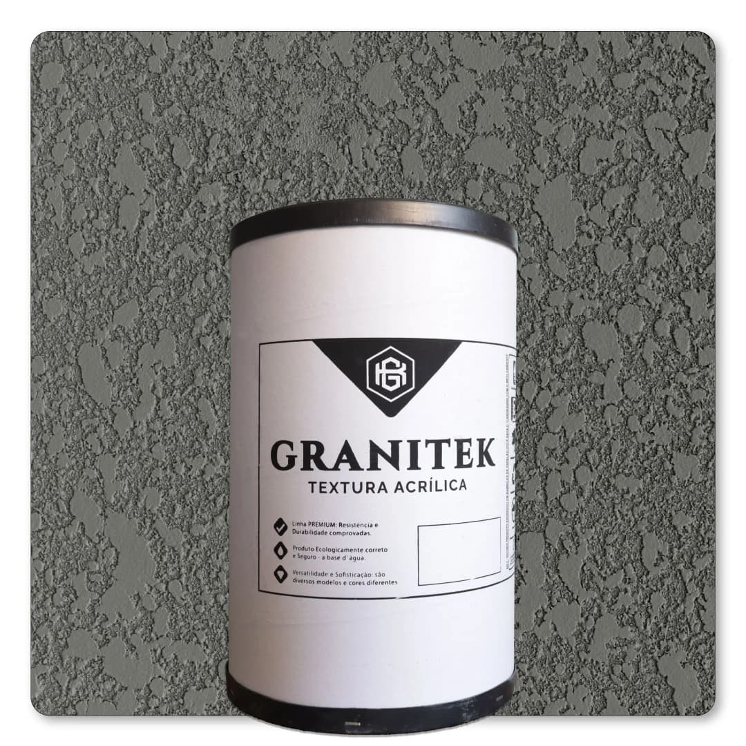 Granitek Projetatto Barrica 40kg Cinza Asfalto