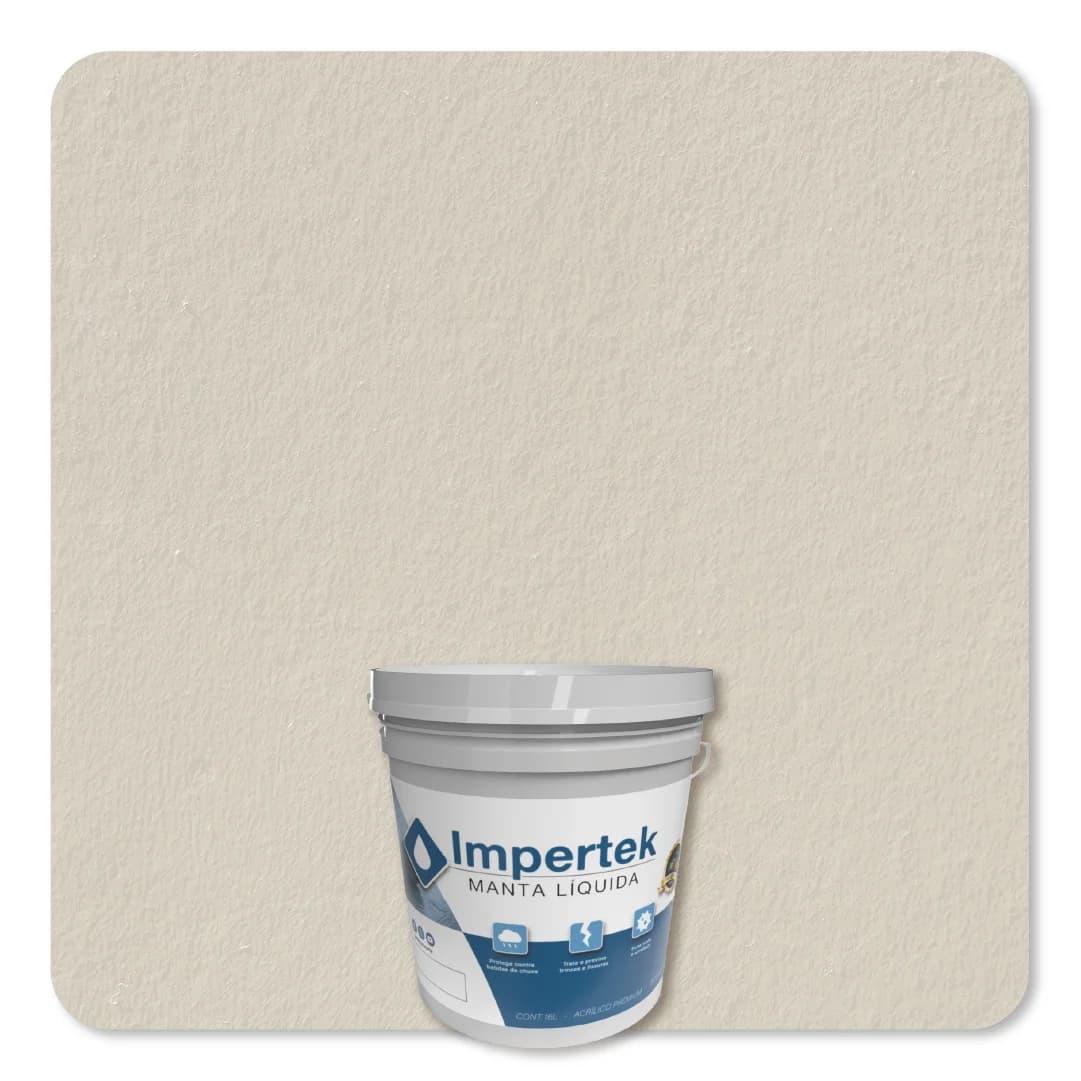 Impertek Fachada Balde 3,6L Algodão Egípcio