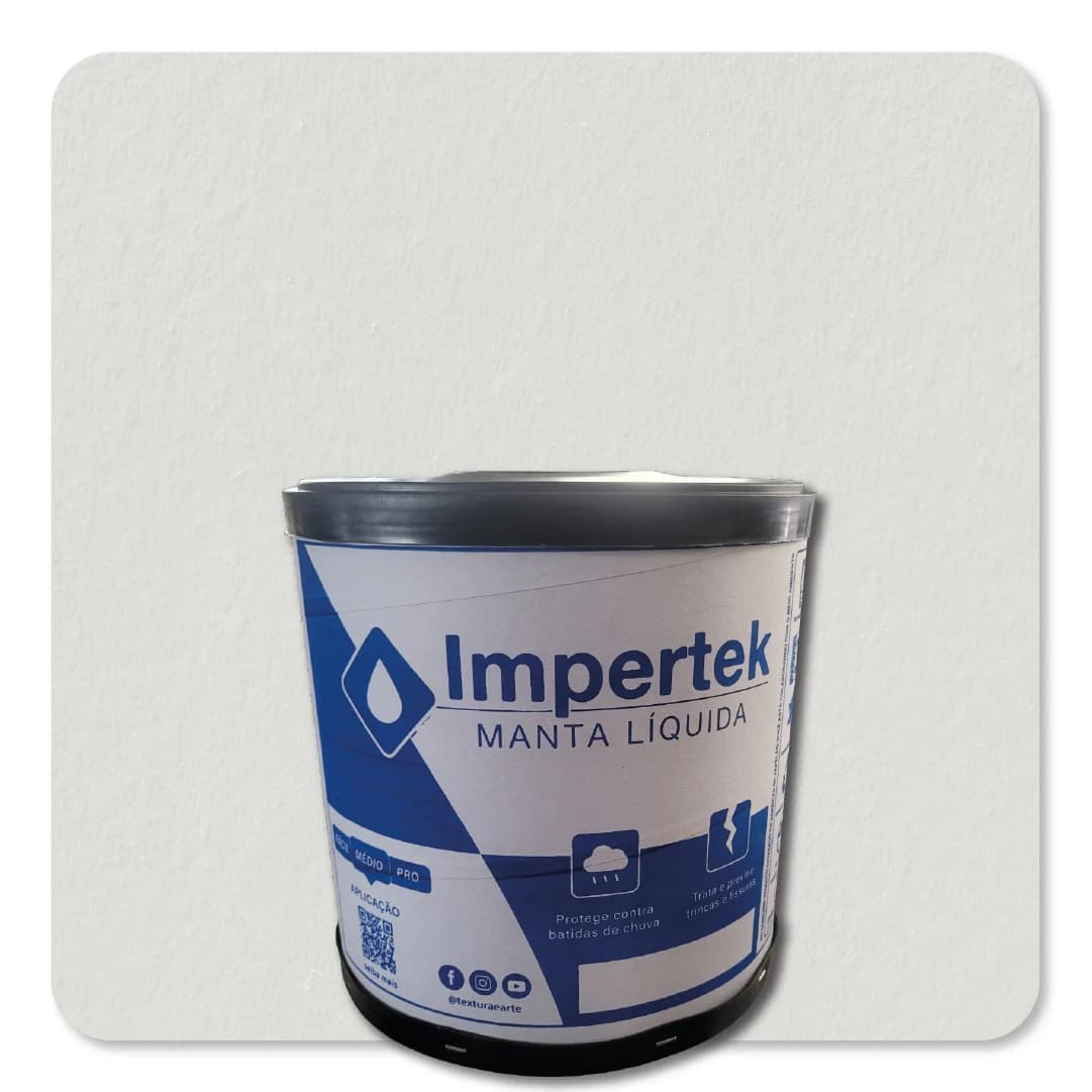 Impertek Laje Barrica 14kg Branco Neve