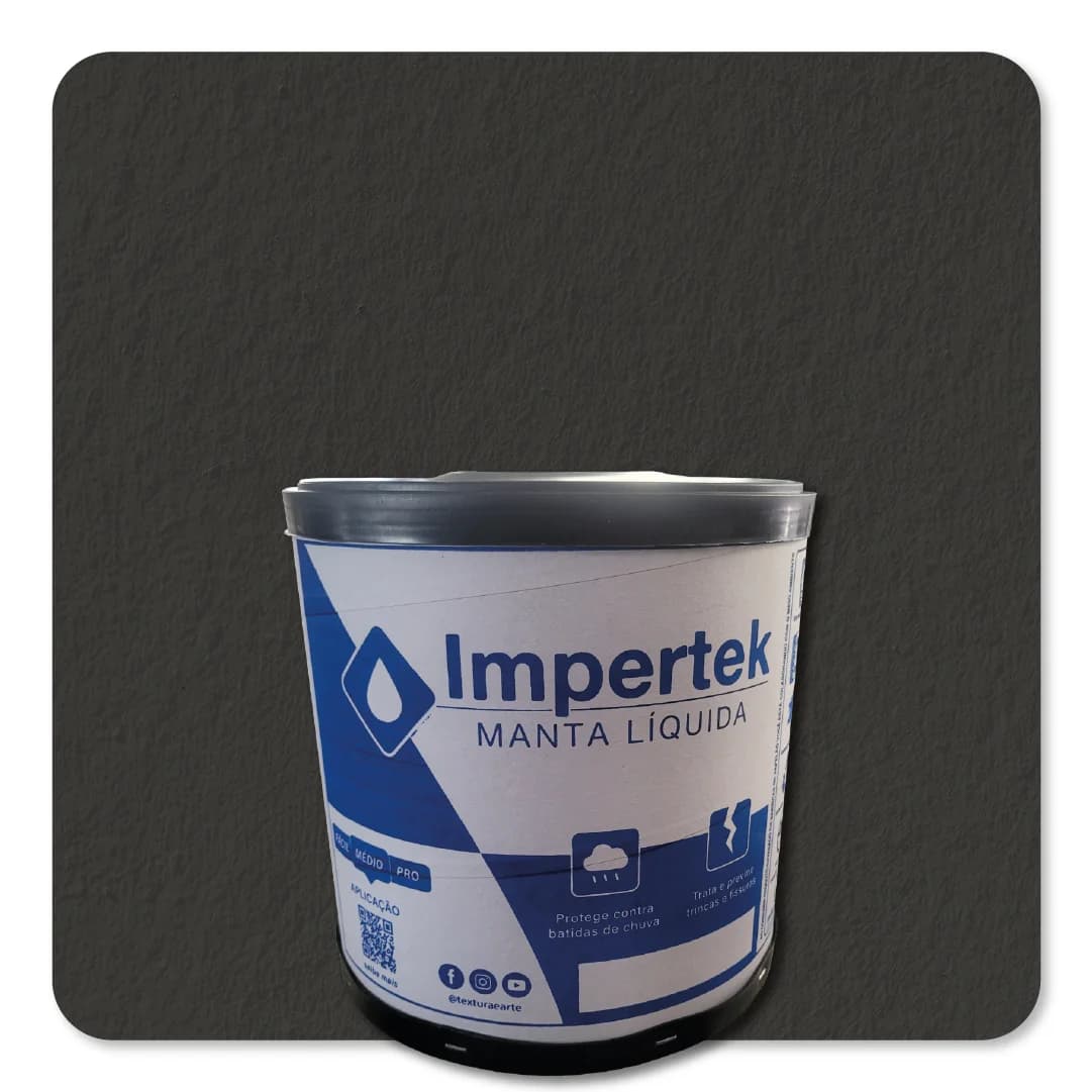 Impertek Laje Barrica 14kg Preto