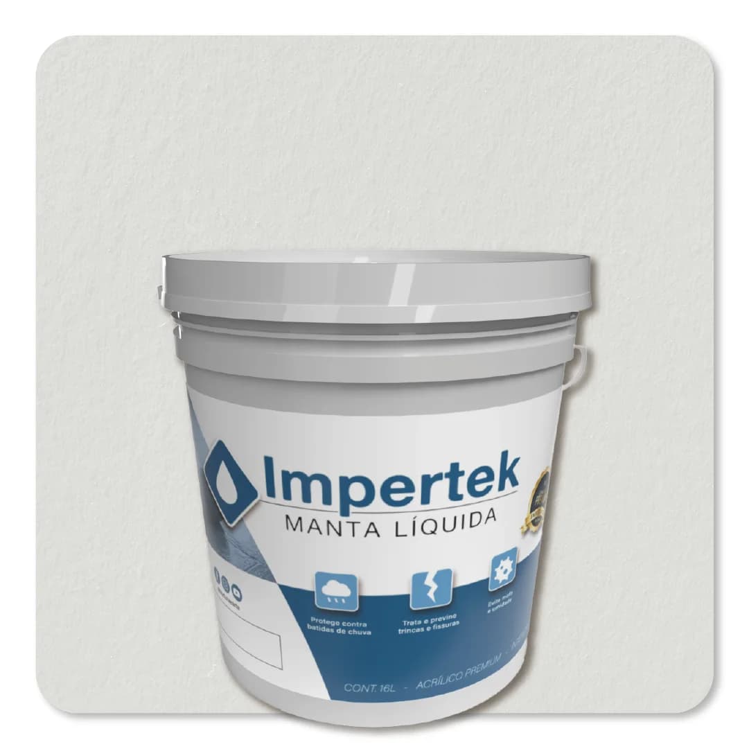 Impertek Laje Balde 16L Branco Neve