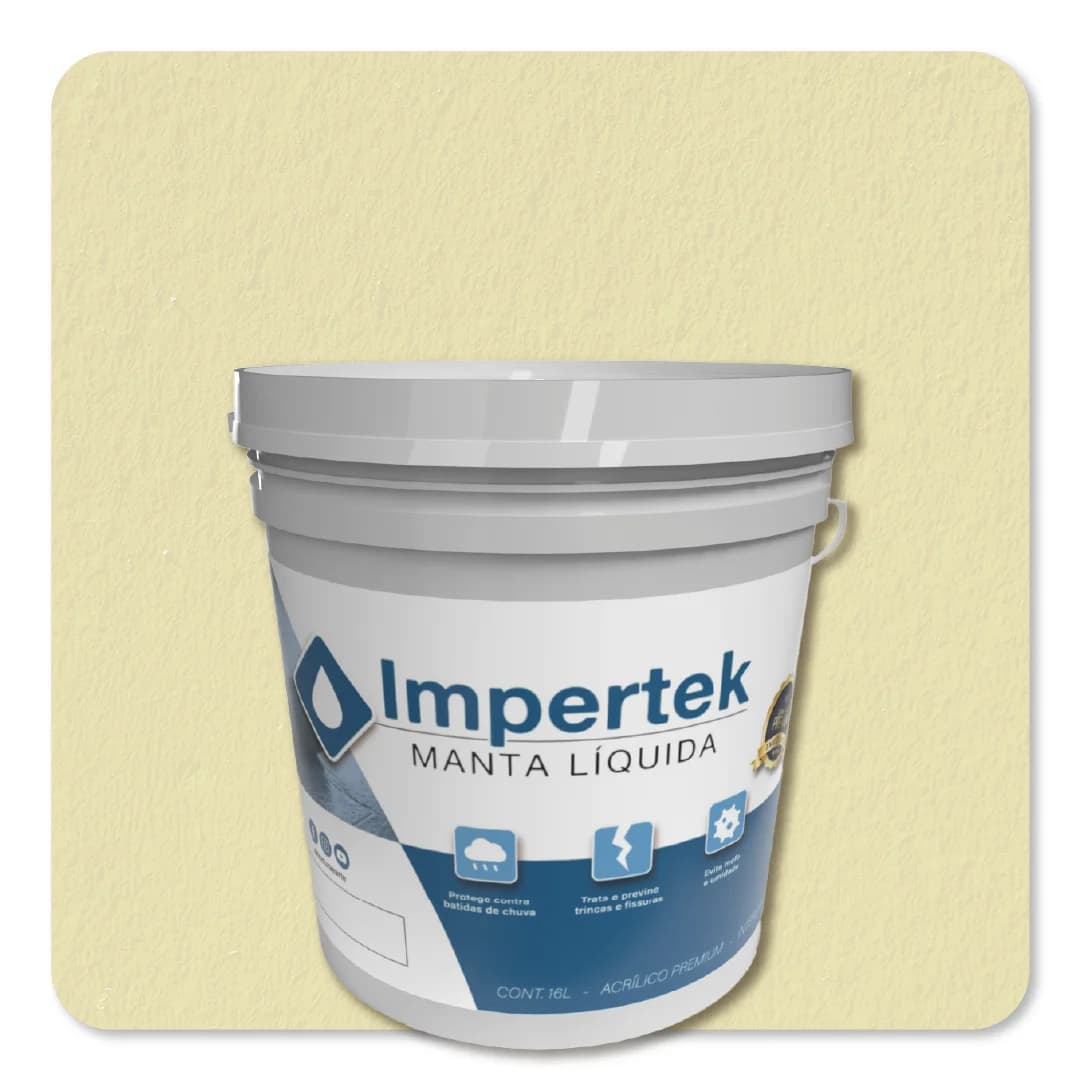 Impertek Laje Balde 16L Marfim