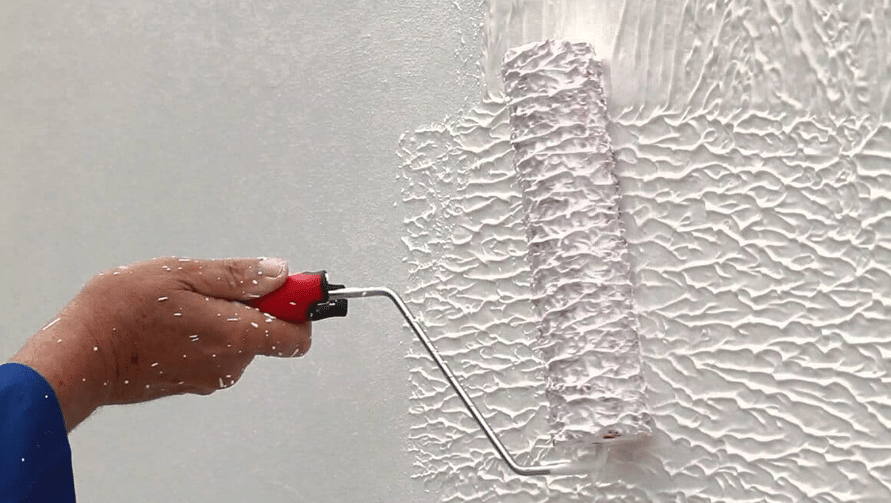O que é textura rolada ou textura de rolo?