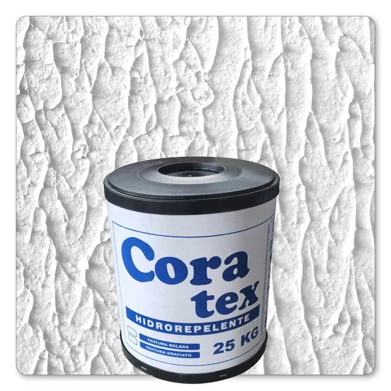 Coratex Textura Rolada Barrica 25kg Branco Neve - embalagem